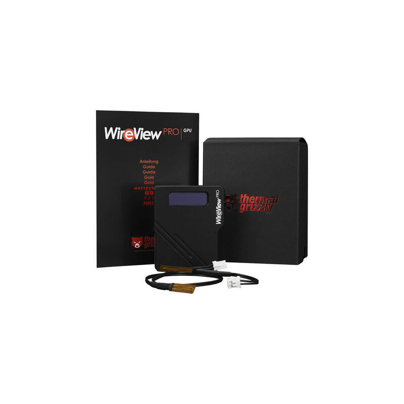 Termal Grizzly Wortview Pro Gpu 1x12vhpwr 90 °, Dispositivo De Medición Negro Invertido S-Tg-Wv-90-P-H1r