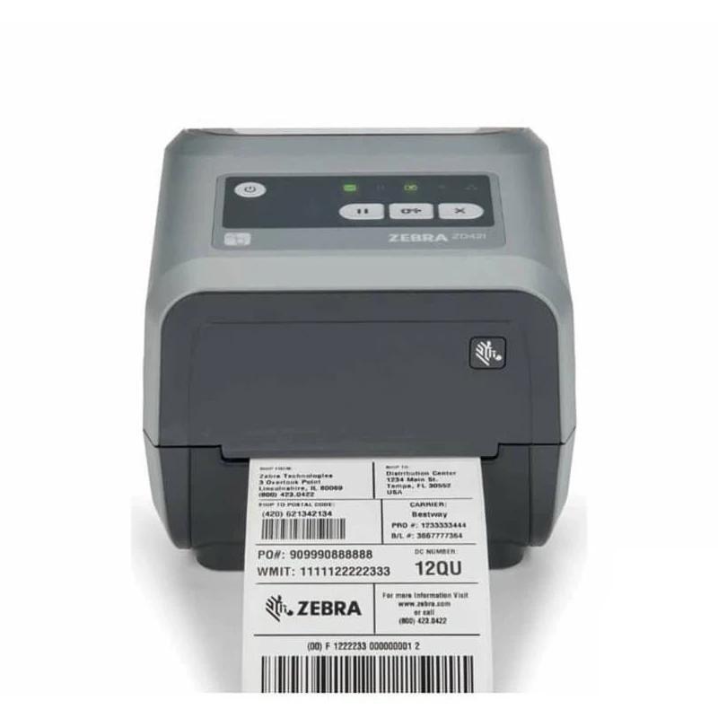 Thermal Transfer Printer (74/300m) Zd421 203 Dpi Usb Usb Host Modular Connectivity Slot 802.11ax Bt5.3 Row Eu And Uk Cords Ezpl