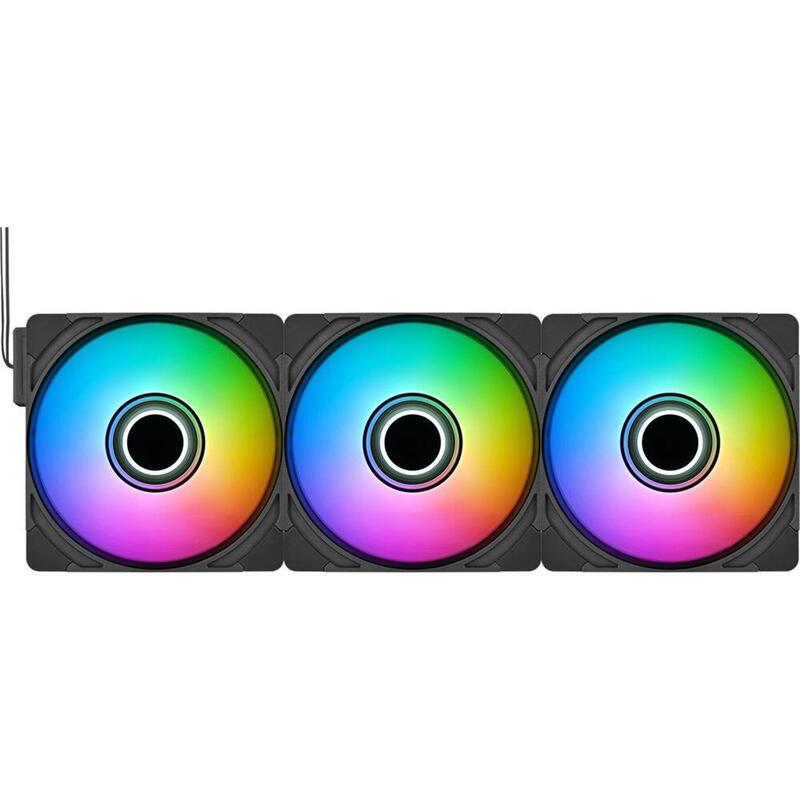 Thermaltake Ct120 Ex Infinity (Negro, 3er Pack, 124 Mm) Cl-F241-Pl12sw-A