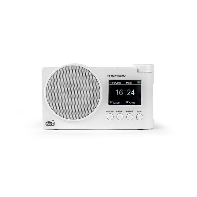 Thomson Radio Fm Dab+ Con Altavoz Bluetooth - 30 Memorias Dab+ Y 30 Memorias Fm - Actualizacion Automatica De Emisoras