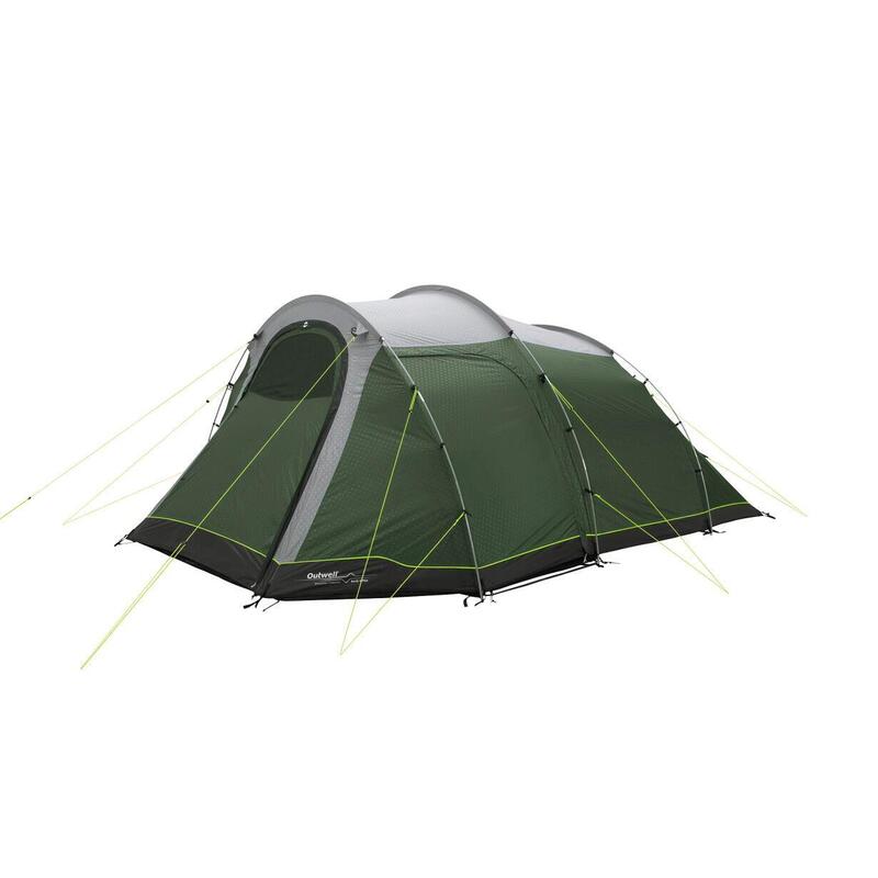 Tienda Túnel Outwell Earth 5 Plus De Dos Habitaciones Para 5 Personas, Verde