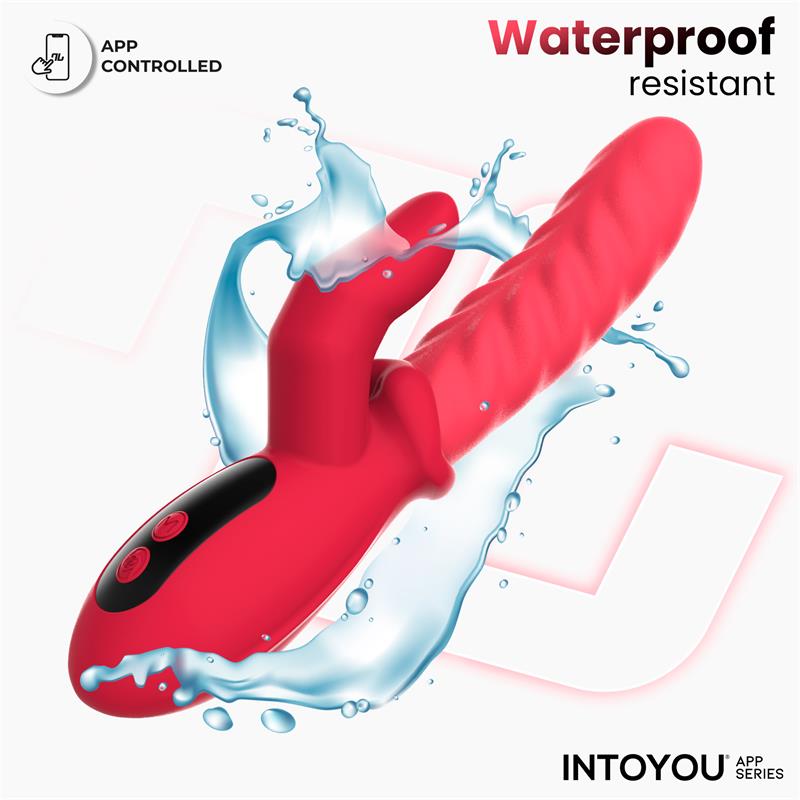 Tingly Vibrador Con Finger Y Movimiento Waving Con App