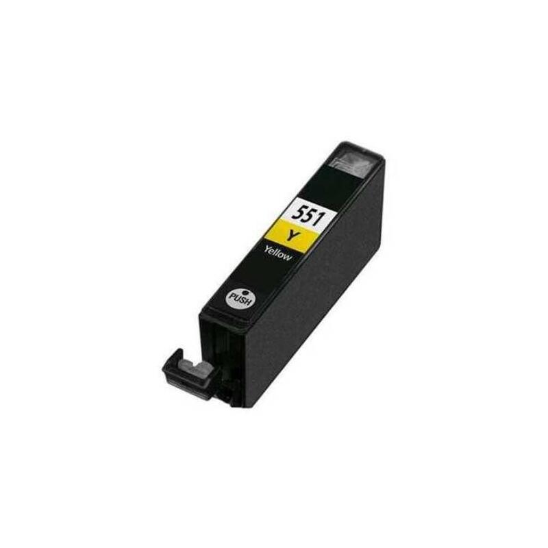 Tinta Compatible Canon 551xl Amarillo 11ml Pixma Ip7250,Mg5450,Mg6350 Cli-551xly