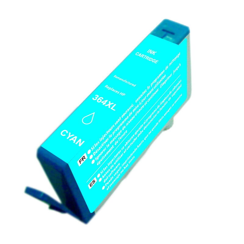 Tinta Compatible Hp 364xl Cyan Cb323ee/Cb318ee