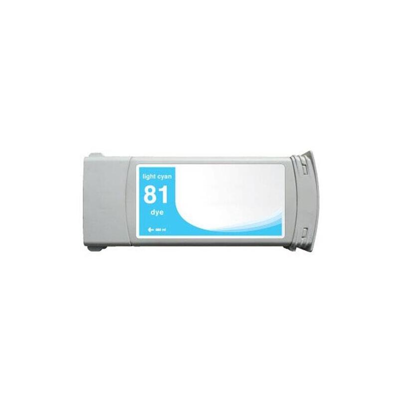 Tinta Compatible Hp 81 Cyan Light C4934a
