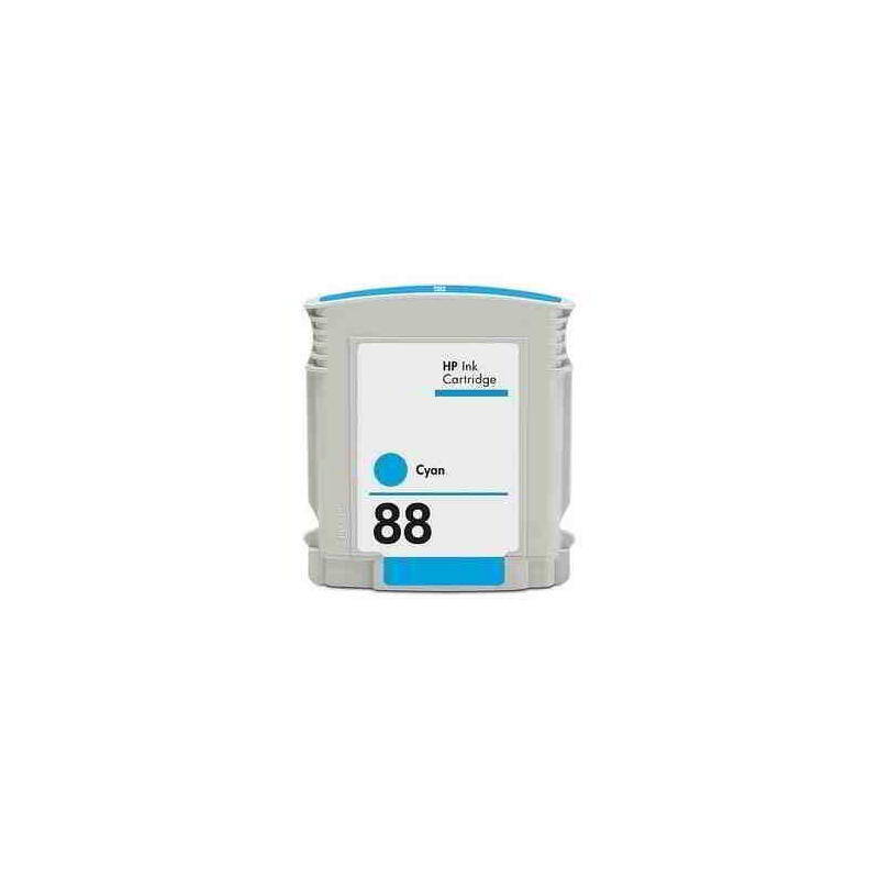 Tinta Compatible Hp 88xl Cyan C9386ae/C9391ae Remanufacturado