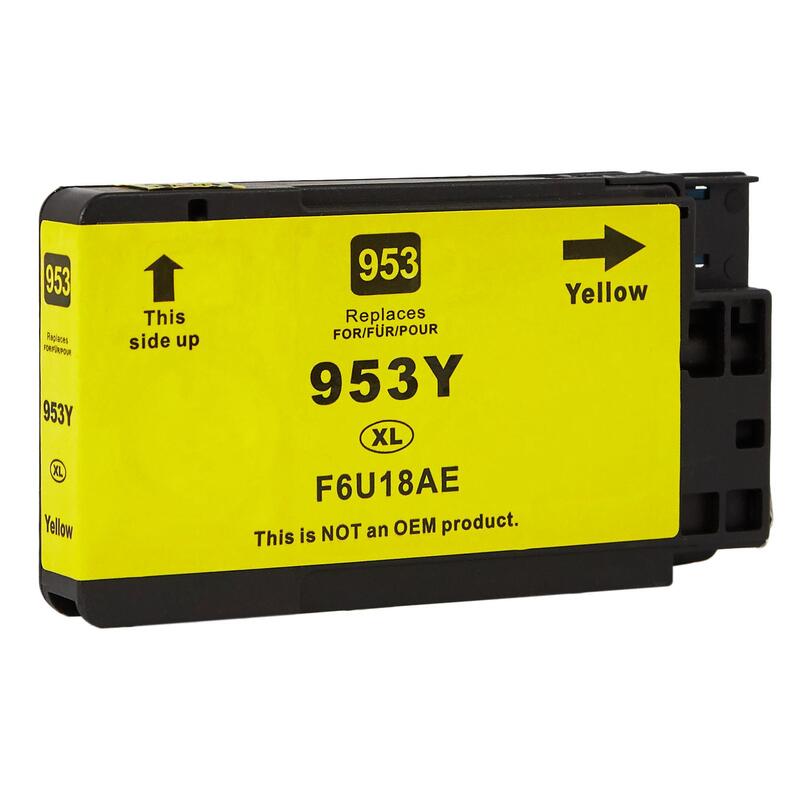 Tinta Compatible Hp 953xl Amarillo F6u18ae