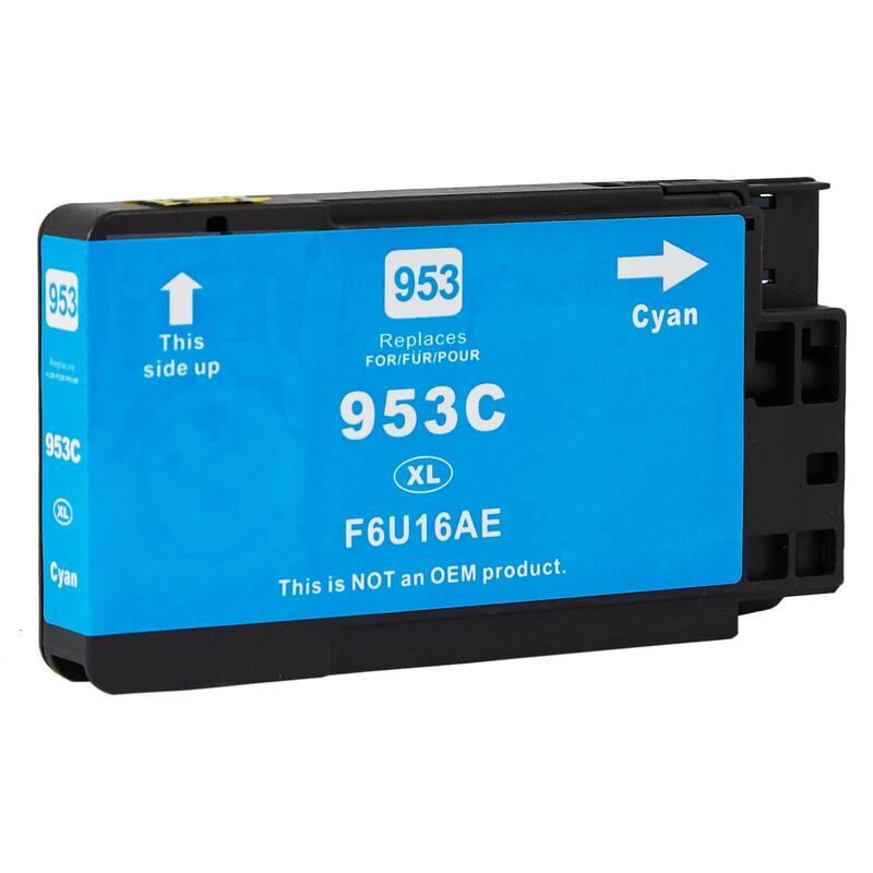 Tinta Compatible Hp 953xl Cyan F6u16ae