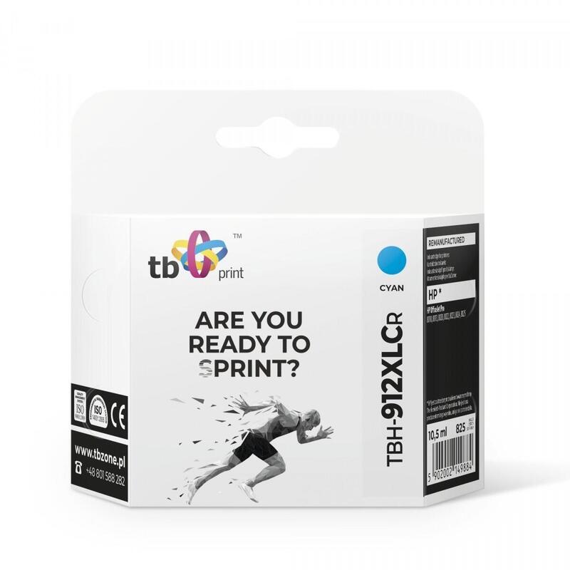Tinta Compatible Hp Officejet Pro 8025 Tbh-912xlcr Cy