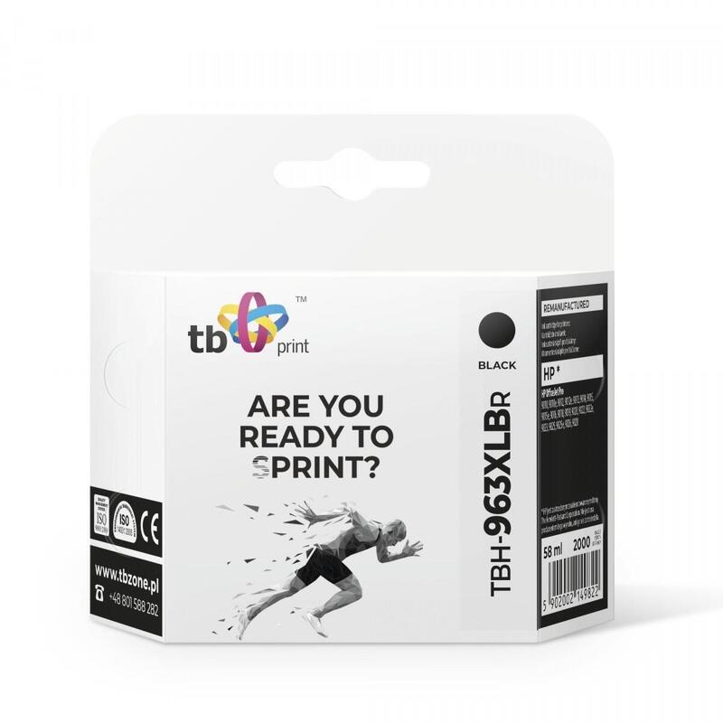 Tinta Compatible Hp Officejet Pro 9020 Tbh-963xlbr Bk
