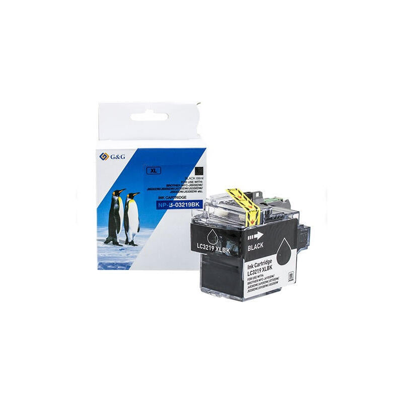 Tinta Compatible Para Brother 3219xl Negro Lc3219xlbk