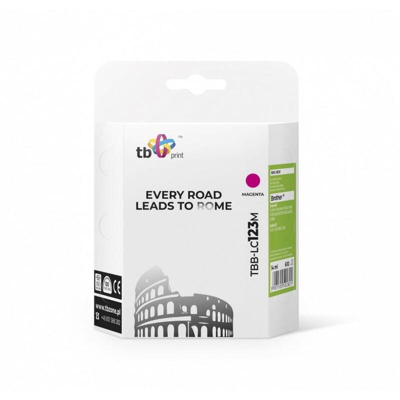 Tinta Compatible Para Brother Lc123 Tbb-Lc123m Ma