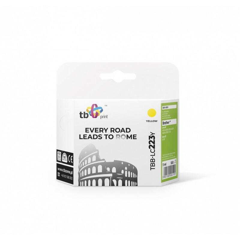 Tinta Compatible Para Brother Lc223 Tbb-Lc223y Ye