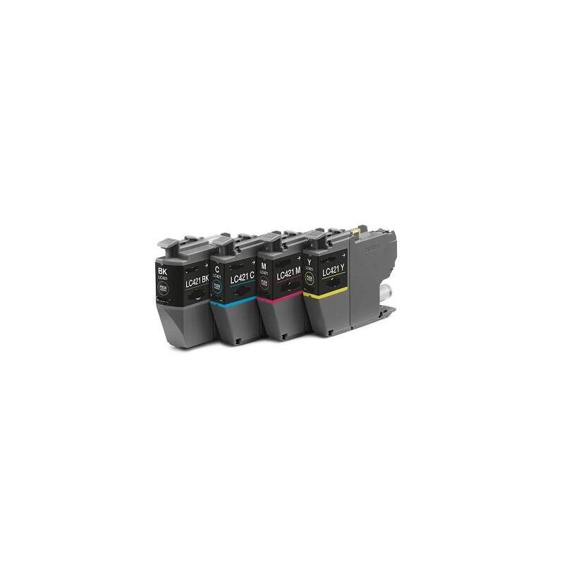 Tinta Compatible Para Brother Lc421 Xl Amarillo Lc-421yxl