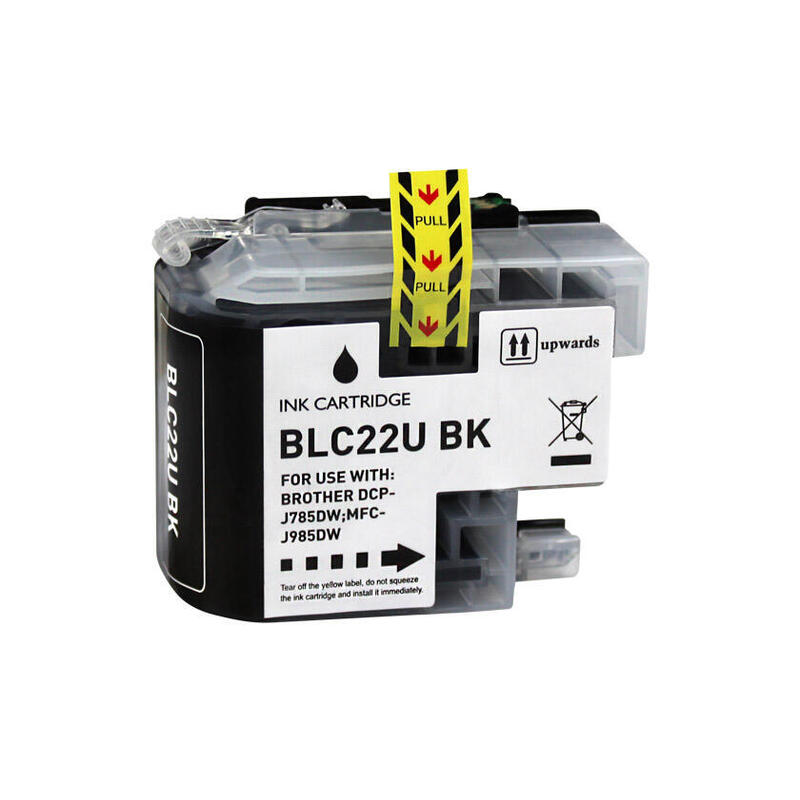 Tinta Generica Para Brother Lc22u Negro Lc-22ubk/Lc22ubkbp