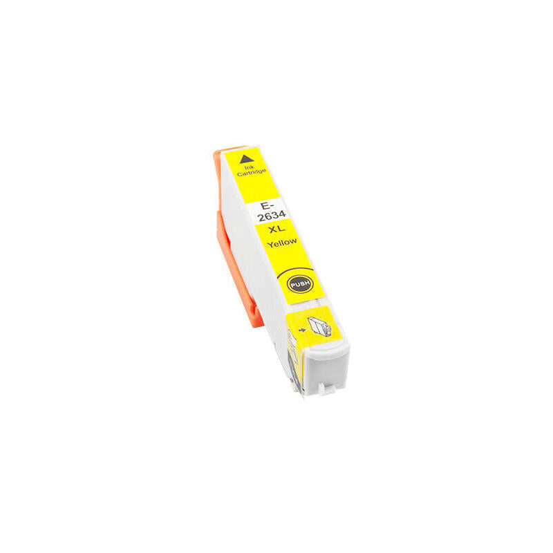 Tinta Generica Para Epson T2634/T2614 Yelow 26xl   C13t26344010/C13t26144010 Amarillo