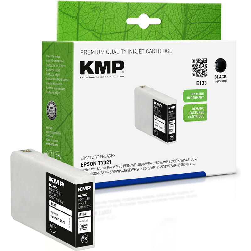 Tinta Kmp Epson T7021 Negro 2400 S. E133 Remanufactured