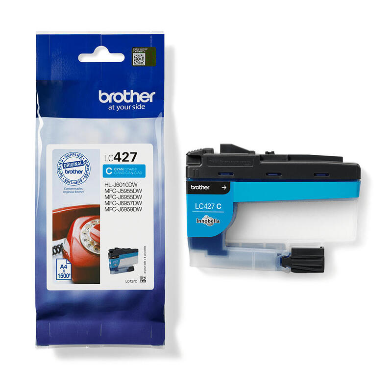 Tinta Original Brother Lc-427 Cian