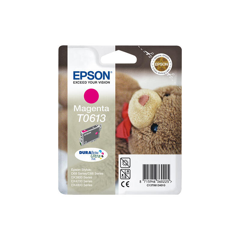 Tinta Original Epson T0613 Magenta Para Stylus Photo Dx3800 ,Dx3850, Dx4200, Dx4250, Dx4800