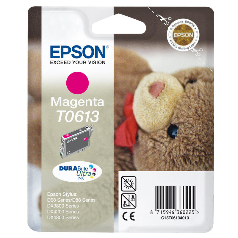 Tinta Original Epson T0613 Magenta Para Stylus Photo Dx3800 ,Dx3850, Dx4200, Dx4250, Dx4800