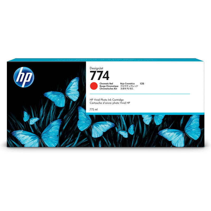 Tinta Original Hp 774 Rojo Cromatico P2w02a