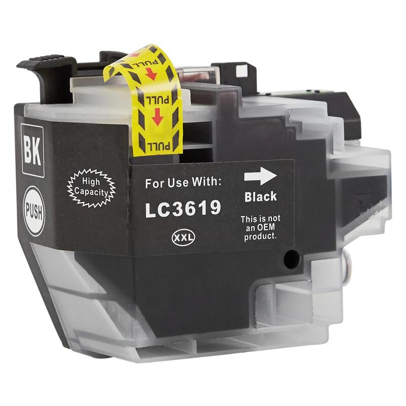Tinta Para Brother Lc3619xlbk Negro 65 Ml Bulk
