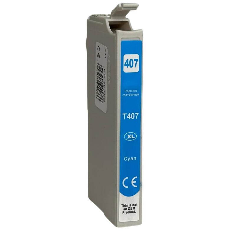 Tinta Para Epson 407xl / T07u2 Cyan 26 Ml Bulk