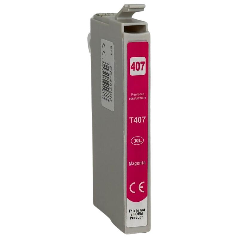 Tinta Para Epson 407xl / T07u3 Magenta 26 Ml Bulk