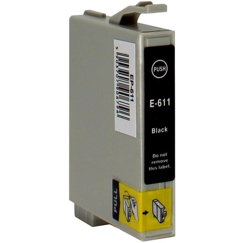 Tinta Para Epson C13t06114010 / T0611 Negro 20 Ml Bulk