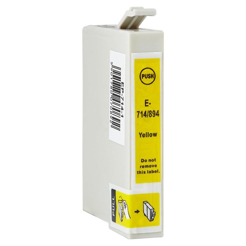 Tinta Para Epson C13t07144011 / T0714 Amarillo 12 Ml Bulk