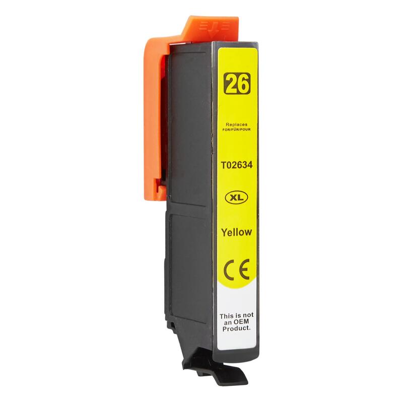 Tinta Para Epson C13t26344010 / T2634 Amarillo 14 Ml Bulk