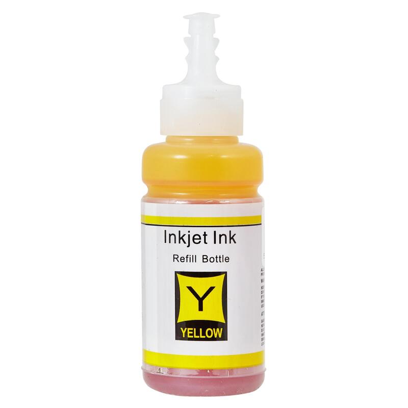Tinta Para Epson C13t66444a / T6644 Amarillo 70 Ml Bulk
