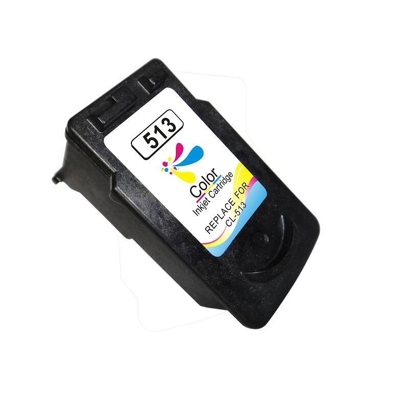 Tinta Remanufacturado Para Canon Cl513/Cl511 Tricolor 2971b001/2972b001 (Muestra Nivel De Tinta)