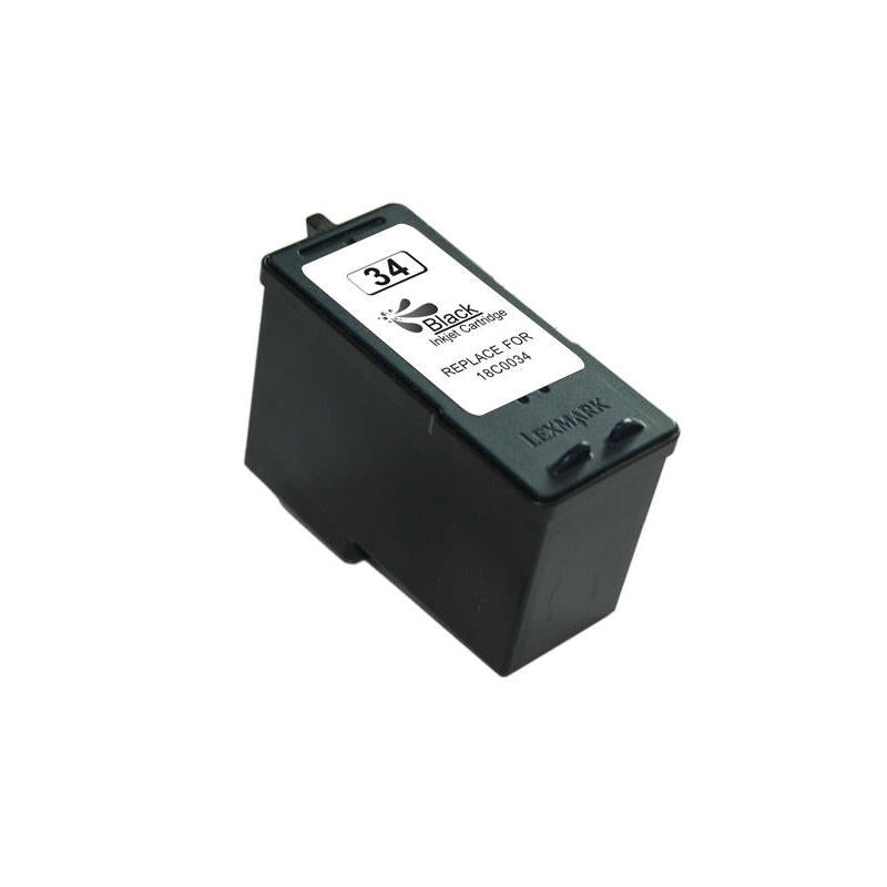 Tinta Remanufacturado Para Lexmark 34 Negro 18c0034e