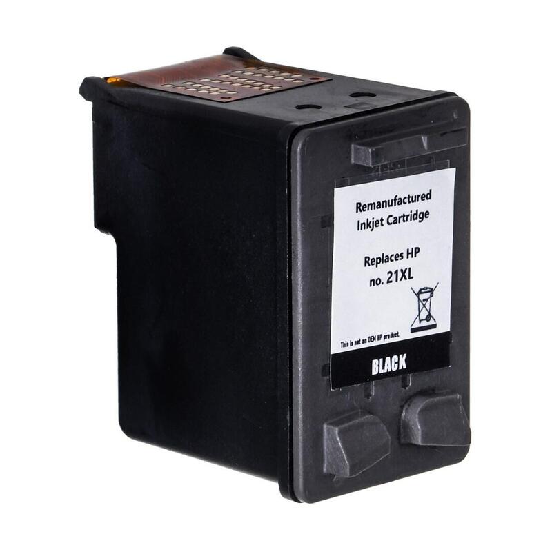 Tinta Superbulk B-H21 (Recambio Hp 21xl C9351a) Estándar Negra