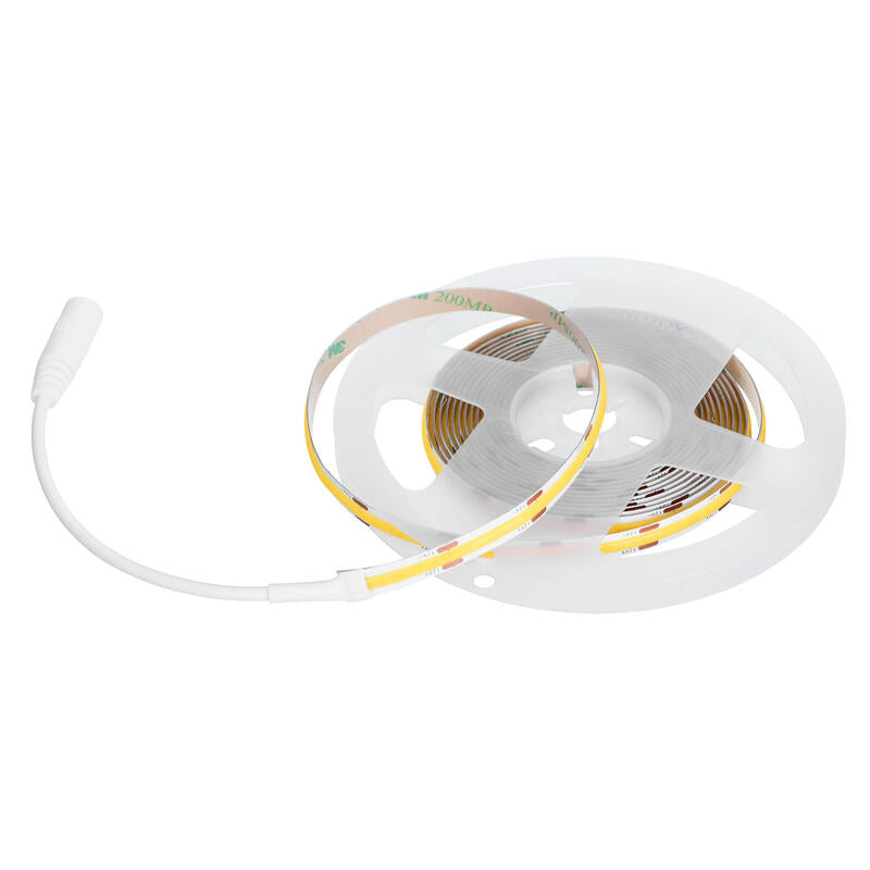 Tira Led Cob 3m Con Alimentador Color Neutro Ip20