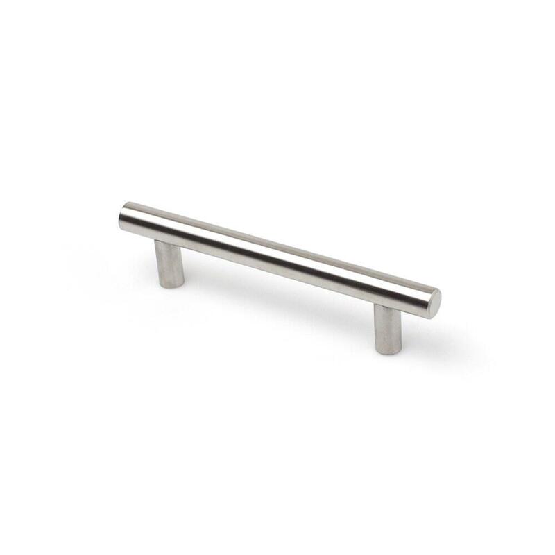 Tirador De Mueble Tipo Asa, Modelo 891h, De Acero Inoxidable Con Acabado Níquel Satinado, 96 Mm, Blíster 4 Uds