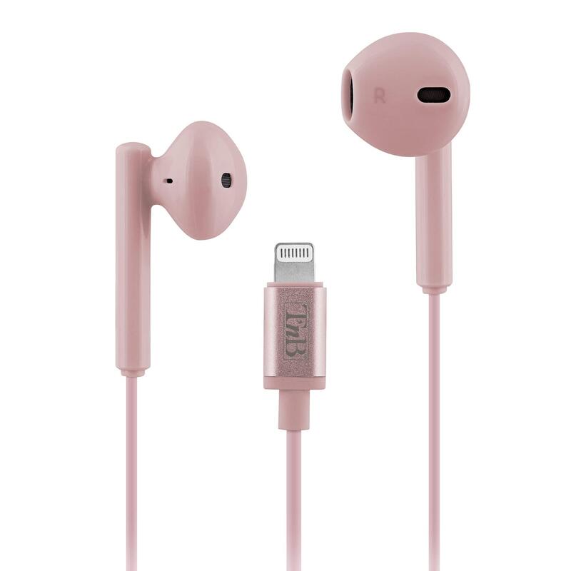 Tnb Curv - Auriculares De Botón Lightning - Rosa