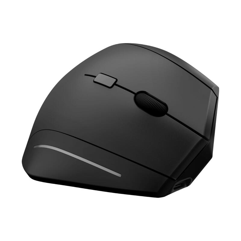Tnb Ergo - Bluetooth + Usb-A 2.4 Ghz Vertical Ergonomic Wireless Mouse - Black