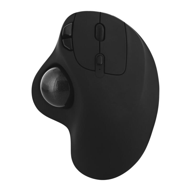Tnb Ergo - Rechargeable Ergonomic Trackball Wireless Mouse - Dual Connect - Black