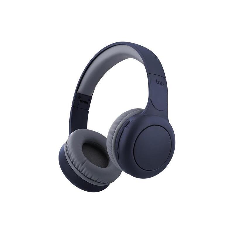 Tnb Tonality - Auriculares Supraaurales On-Ear Bluetooth Headphones - Navy Blue & Storm Gray