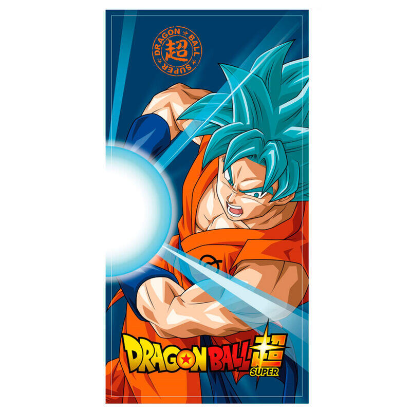 Toalla Goku Super Saiyan Blue Dragon Ball Super Algodon