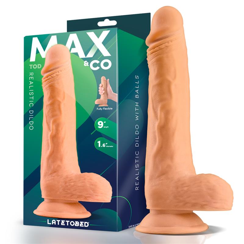 Dildo Realista Con Testículos Tod 9 Natural