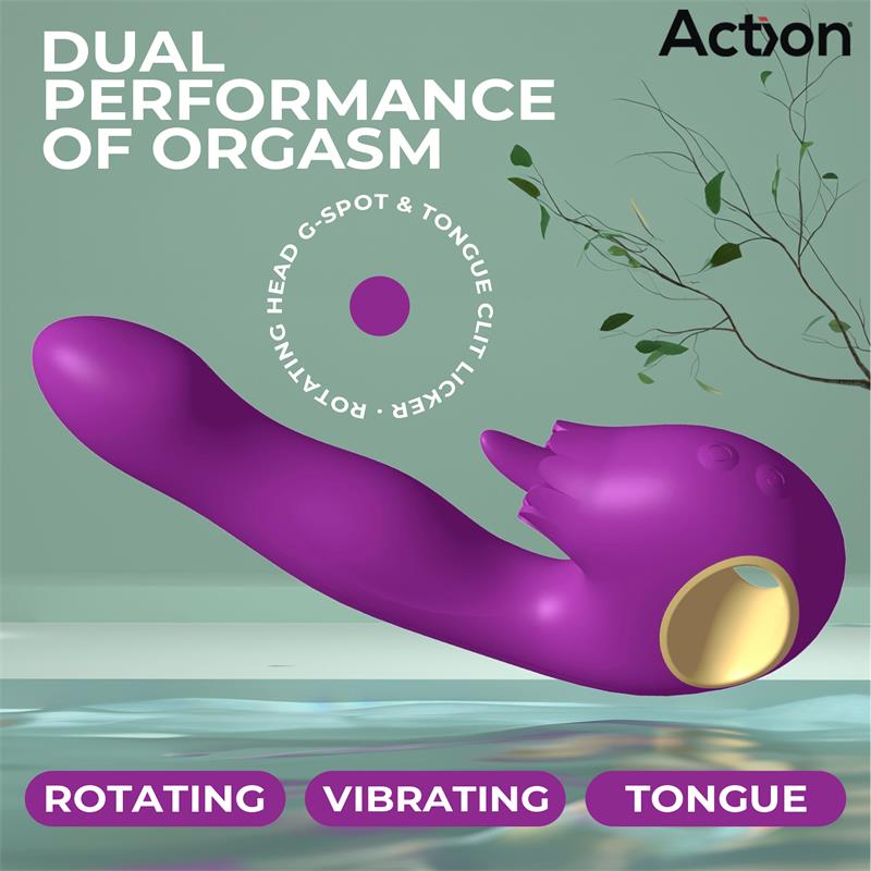 Toka Vibrador Con Oscilación 360º Y Lengua Estimuladora