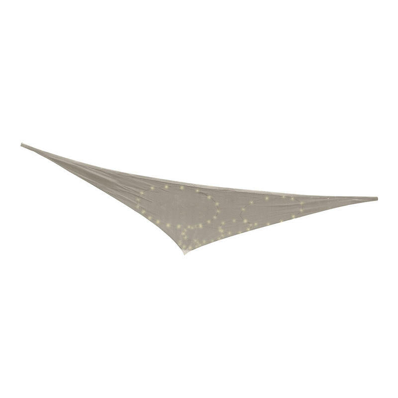Toldo De Ocultación Con Led Solar Para Exterior 300x300x300cm. Color Gris 899189