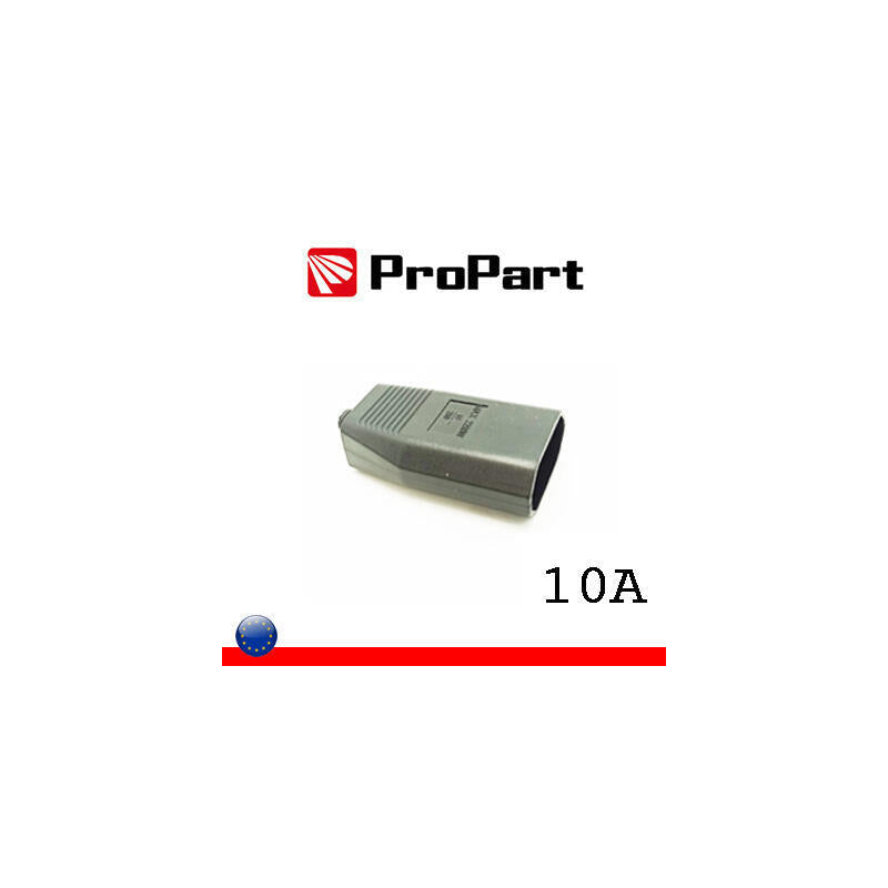 Toma 10a 2p Sin Tierra - Negra