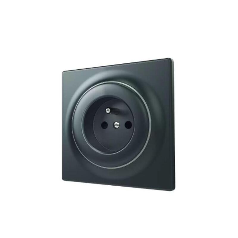 Toma Fibaro Walli Outlet N Tipo E Antracita Fgwsone-011-8