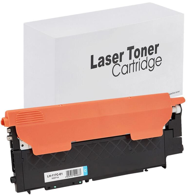 Toner Compatible Hp W2071a 117a Cian Con Chip