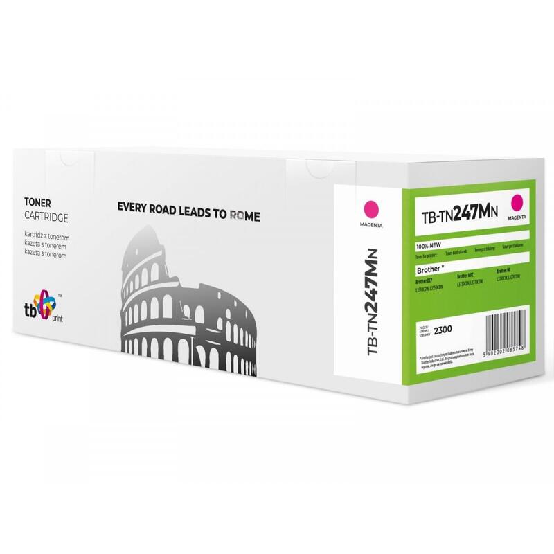 Toner Compatible Para Brother Tn247 M Tb-Tn247mn Ma 100% Ne