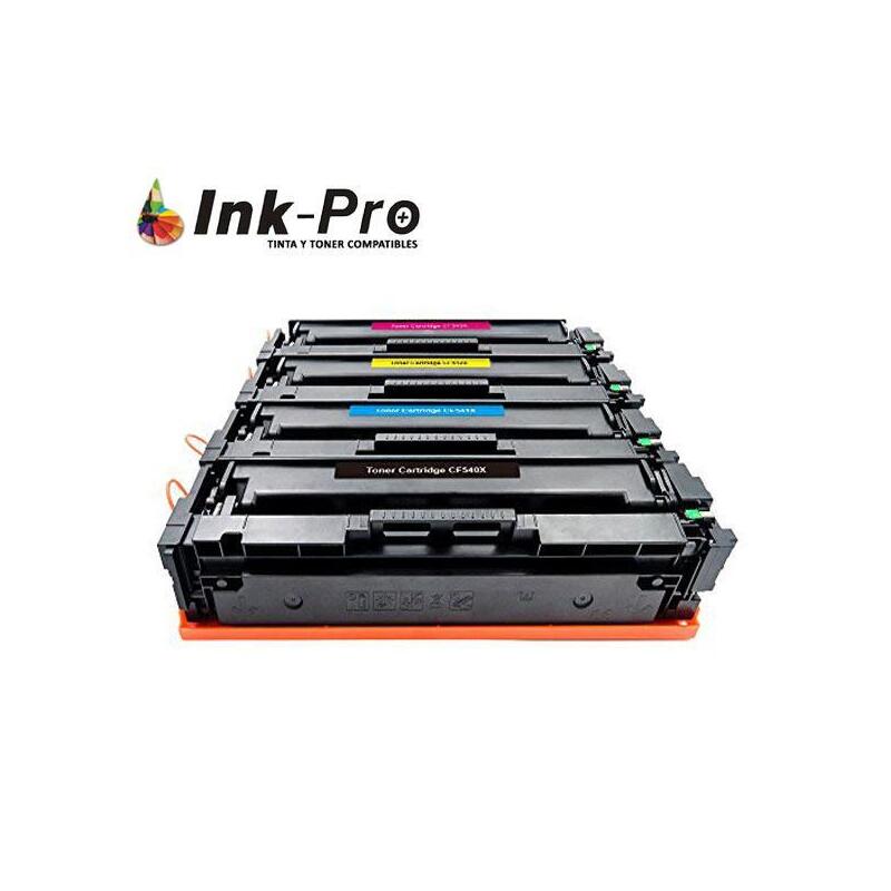Toner Inkpro Hp Cf540x Cf400x 201x 203x Canon 045h 054h Negro Premium V.3